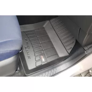 Mănuși de cauciuc specifice din seria Frogum 3D ProLine, potrivite pentru Toyota C-HR Hybrid 2016-2023, după 2023, nu sunt potrivite pentru PHEV, set de 4 piese, culoare neagră, cu garanție de 24 de l-image-6221153