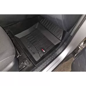 Mănuși de cauciuc specifice din seria Frogum 3D ProLine, potrivite pentru Toyota C-HR Hybrid 2016-2023, după 2023, nu sunt potrivite pentru PHEV, set de 4 piese, culoare neagră, cu garanție de 24 de l-image-6221156