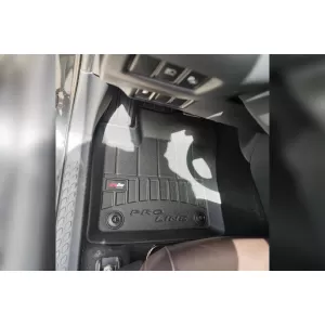 Mănuși de cauciuc specifice din seria Frogum 3D ProLine, potrivite pentru Toyota C-HR Hybrid 2016-2023, după 2023, nu sunt potrivite pentru PHEV, set de 4 piese, culoare neagră, cu garanție de 24 de l-image-6221158