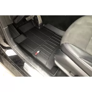 Covorașe din cauciuc specifice, potrivite pentru Mercedes GLC X253, GLC Coupe C253 2015-2022, set de 4 piese, culoare neagră, cu garanție de 24 de luni-image-6221180