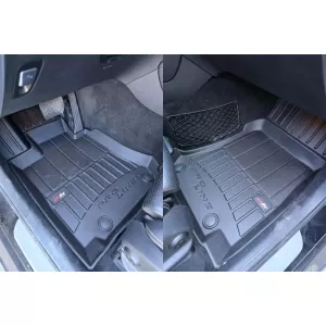 Covorașe din cauciuc specifice, potrivite pentru Mercedes GLC X253, GLC Coupe C253 2015-2022, set de 4 piese, culoare neagră, cu garanție de 24 de luni-image-6221183