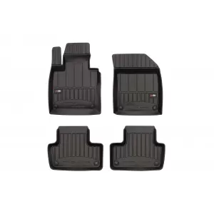 image-23-Specific rubber mats suitable for Volvo XC60 after 2017, 4-piece set, black color, with 24-month warranty