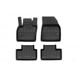image-26-Specific rubber mats suitable for Volvo XC40 after 2017, 4-piece set, black color, with 24-month warranty