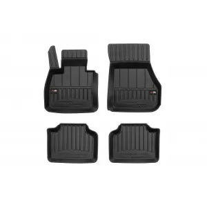 image-29-Specific rubber mats suitable for BMW 2 Series F45 Active Tourer after 2014, 4-piece set, black color, with 24-month warranty
