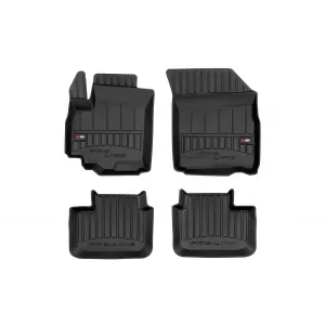 image-35-Specific rubber mats from Frogum 3D ProLine series suitable for Fiat Sedici 2006-2015, Suzuki SX4 2006-2013, Suzuki Swift 2005-2010, 4-piece set, black color, with 24-month warranty