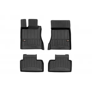 image-37-Specific rubber mats suitable for Mercedes S class W220 short wheelbase 1998-2005, 4-piece set, black color, with 24-month warranty