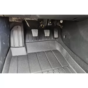 Mochete din cauciuc specifice, potrivite pentru Kia Stonic, Rio după 2017, set de 4 piese, culoare neagră, cu garanție de 24 de luni din seria Frogum 3D ProLine.-image-6221335