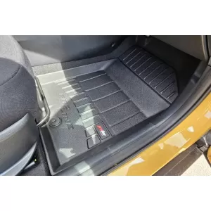Mochete din cauciuc specifice, potrivite pentru Kia Stonic, Rio după 2017, set de 4 piese, culoare neagră, cu garanție de 24 de luni din seria Frogum 3D ProLine.-image-6221337