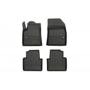 image-43-Specific rubber mats suitable for Citroen C3 Aircross II after 2017, 4-piece set, black color, with 24-month warranty