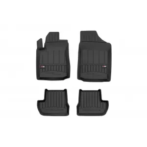 image-44-Specific rubber mats suitable for Citroen C2 2003-2009 from Frogum 3D ProLine series, 4-piece set, black color, with 24-month warranty