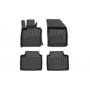 image-47-Specific rubber mats suitable for Volvo V90, S90 after 2016, 4-piece set, black color, with 24-month warranty