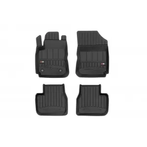 image-56-Specific rubber mats suitable for Citroen C4 Cactus after 2014, 4-piece set, black color, with 24-month warranty