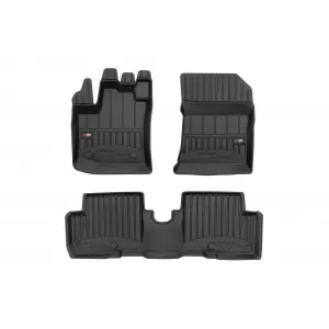 image-58-Specific rubber mats suitable for Dacia Lodgy after 2012, 4-piece set, black color, with 24-month warranty