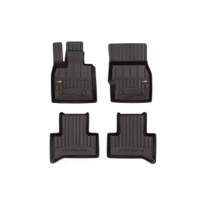 image-62-Specific rubber mats suitable for Alfa Romeo Stelvio after 2016, 4-piece set, black color, with 24-month warranty