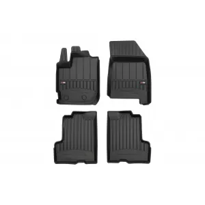 image-64-Specific rubber mats suitable for Dacia Duster II 2017-2021 from Frogum 3D ProLine series, 4-piece set, black color, with 24-month warranty