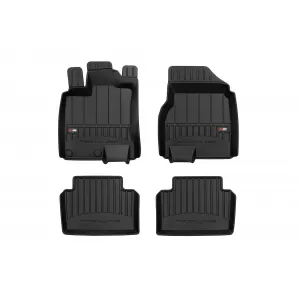 image-67-Specific rubber mats suitable for Nissan Qashqai 2006-2013 Tekna from Frogum 3D ProLine series, 4-piece set, black color, with 24-month warranty.