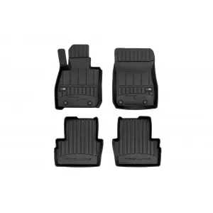 image-71-Specific rubber mats suitable for Mazda CX-3 after 2015, 4-piece set, black color, with 24-month warranty