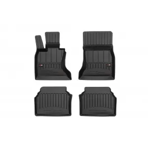 image-75-Specific rubber mats suitable for BMW 5 Series GT F07 2009-2017, 4-piece set, black color, with 24-month warranty
