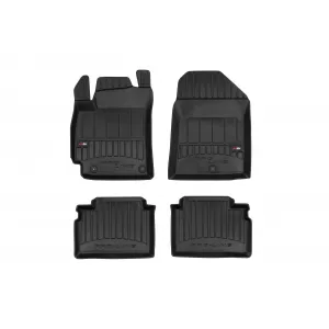 image-76-Specific rubber mats suitable for Hyundai Elantra V 2010-2016, 4-piece set, black color, with 24-month warranty