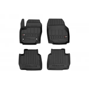 image-1-Specific rubber mats suitable for Ford Mondeo 2010-2014, 4-piece set, black color, with 24-month warranty from Frogum 3D ProLine series.