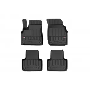 image-3-Specific rubber mats suitable for Audi Q7 after 2017, Audi Q8, Lamborghini Urus after 2018, 4-piece set, black color, with 24-month warranty