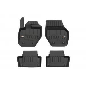 image-7-Specific rubber mats suitable for Volvo XC60 2008-2017, 4-piece set, black color, with 24-month warranty