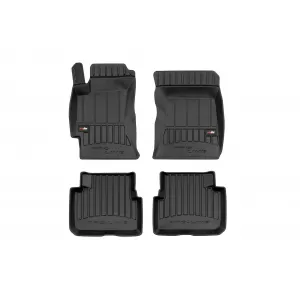 image-11-Specific rubber mats suitable for Subaru Forester 2008-2013, 4-piece set, black color, with 24-month warranty