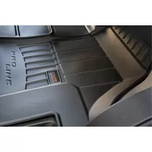 Covor de cauciuc specific, potrivit pentru Citroen Jumper, Fiat Ducato, Peugeot Boxer 2006-2014, după 2014, set dintr-o bucată, culoare neagră, cu garanție de 24 de luni-image-6221635