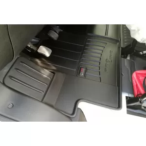Covor de cauciuc specific, potrivit pentru Citroen Jumper, Fiat Ducato, Peugeot Boxer 2006-2014, după 2014, set dintr-o bucată, culoare neagră, cu garanție de 24 de luni-image-6221637