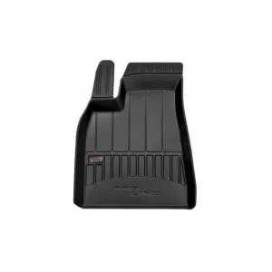 Tappetini in gomma specifici adatti per Tesla Model X dopo il 2015 per la versione a 6 posti, set da 3 pezzi, colore nero, con garanzia di 24 mesi-image-6221685