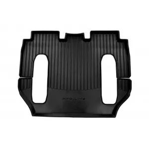 Tappetini in gomma specifici adatti per Tesla Model X dopo il 2015 per la versione a 6 posti, set da 3 pezzi, colore nero, con garanzia di 24 mesi-image-6221687