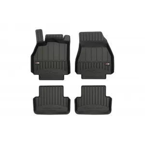 image-25-Specific rubber mats suitable for Renault Megane 2002-2008, 4-piece set, black color, with 24-month warranty