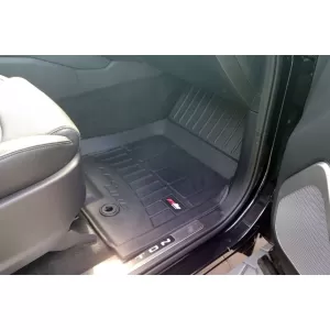 Mănuși de cauciuc specifice, potrivite pentru Ssangyong Rexton după 2017, set de 3 piese, culoare neagră, cu garanție de 24 de luni-image-6221757