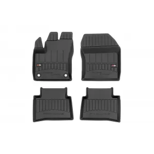 image-31-Specific rubber mats suitable for Toyota Prius IV after 2015, 4-piece set, black color, with 24-month warranty