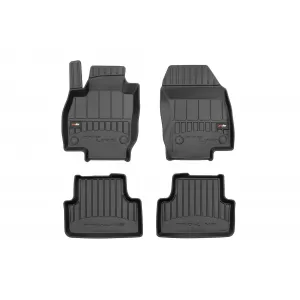 image-33-Specific rubber mats suitable for Volkswagen T-Cross after 2018, 4-piece set, black color, with 24-month warranty
