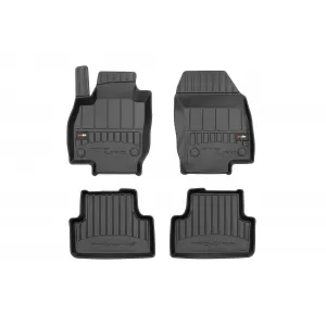 Covorașe din cauciuc specifice, potrivite pentru Volkswagen T-Cross după 2018, set de 4 piese, culoare neagră, cu garanție de 24 de luni-image-6221774