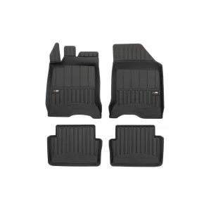 image-39-Specific rubber mats suitable for Renault Laguna 2001-2007, 4-piece set, black color, with 24-month warranty