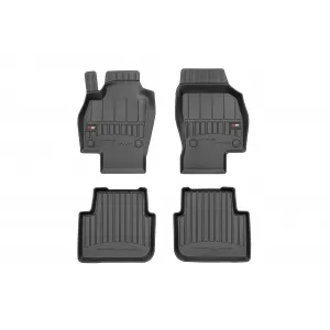 image-41-Specific rubber mats suitable for Skoda Scala after 2019, 4-piece set, black color, with 24-month warranty