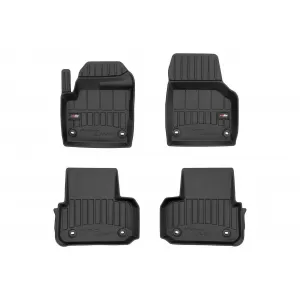 image-45-Specific rubber mats suitable for Land Rover Discovery Sport after 2014, 4-piece set, black color, with 24-month warranty