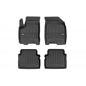 image-46-Specific rubber mats suitable for Chevrolet Aveo II 2007-2011, 4-piece set, black color, with 24-month warranty