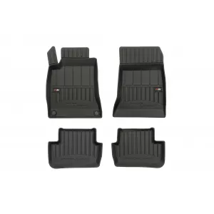 image-49-Specific rubber mats suitable for Mercedes CLA C117 2013-2018, 4-piece set, black color, with 24-month warranty