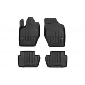 image-50-Specific rubber mats suitable for Peugeot 307 wagon 2001-2008, 4-piece set, black color, with 24-month warranty