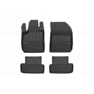 image-51-Specific rubber mats suitable for Peugeot 308 2013-2021, 4-piece set, black color, with 24-month warranty from Frogum 3D ProLine series.
