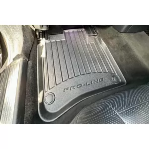 Mochete din cauciuc specifice, potrivite pentru seria Frogum 3D ProLine pentru Mercedes S class W222 2013-2020 cu ampatament lung, 4-Matic, set de 4 piese, culoare neagră, cu garanție de 24 de luni-image-6221903