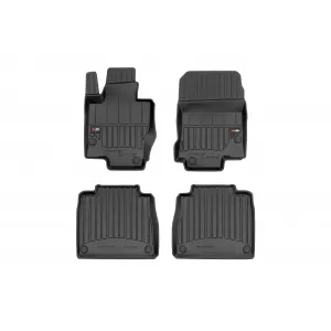 image-57-Specific rubber mats suitable for Mercedes GLS X167 after 2019, 4-piece set, black color, with 24-month warranty