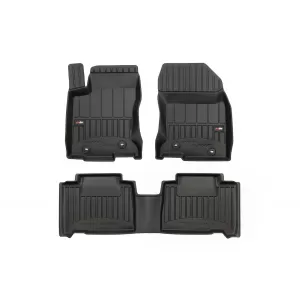 image-60-Specific rubber mats suitable for Lexus NX after 2014, 3-piece set, black color, with 24-month warranty