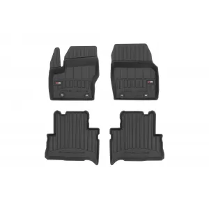 image-66-Specific rubber mats suitable for Ford C-Max 2010-2019 from Frogum 3D ProLine series, 3-piece set, black color, with 24-month warranty