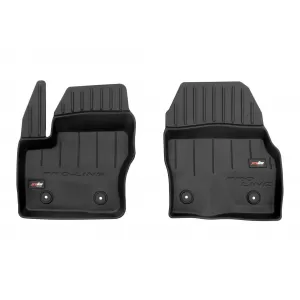 image-8-Specific rubber mats suitable for Ford Transit Connect 2013-2022 from Frogum 3D ProLine series, 2-piece set, black color, with 24-month warranty