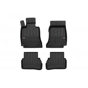 image-20-Specific rubber mats suitable for Mercedes C class W205 2015-2020, 4-piece set, black color, with 24-month warranty