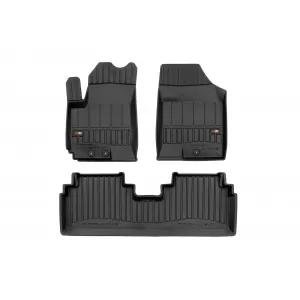 image-21-Specific rubber mats suitable for Hyundai ix20 2010-2017 from Frogum 3D ProLine series, 3-piece set, black color, with 24-month warranty